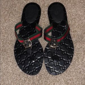 “GG” logo sandals